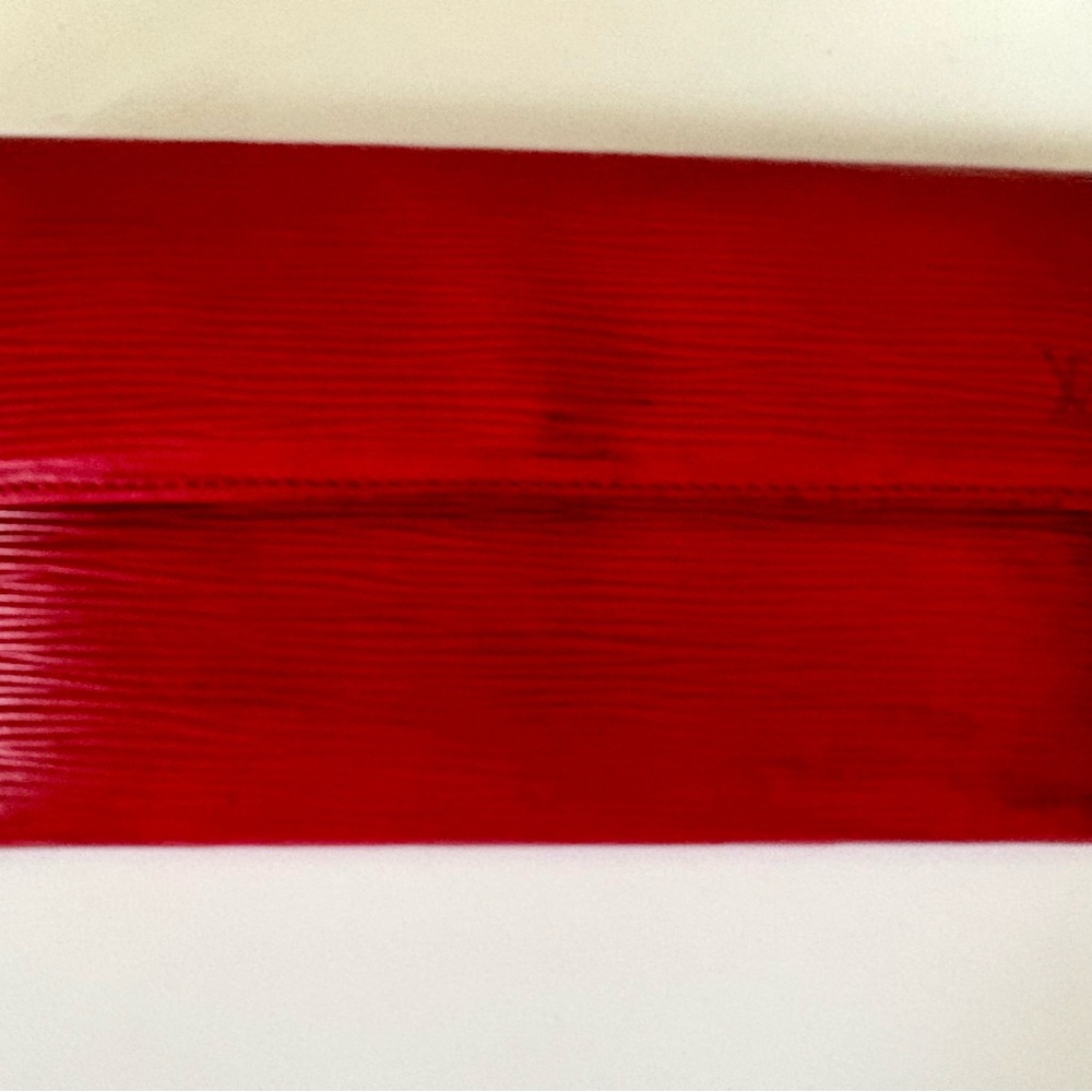 Louis Vuitton Red Epi Leather Wallet